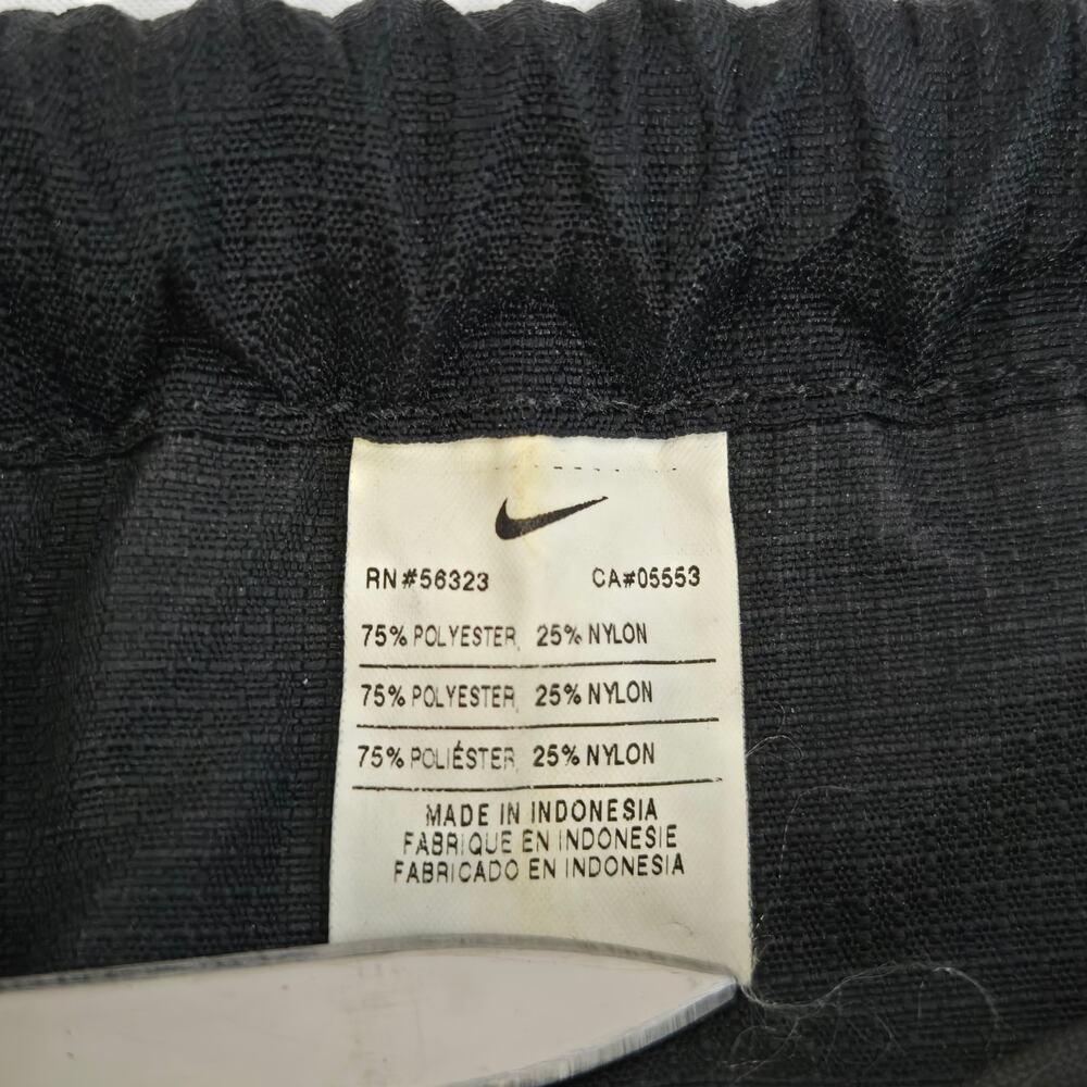 Nike Drawstring Lightweight Black/Gray Backpack Front Zip Pocket 2 Mesh Pockets - Picture 7 of 10